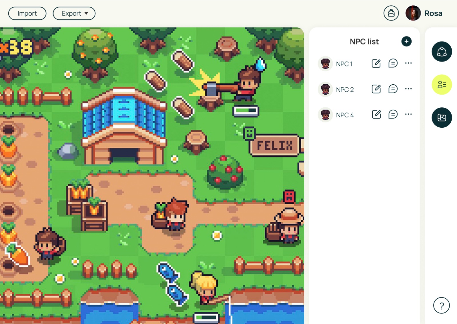 Placeholder for the interactive AI Agents Town
